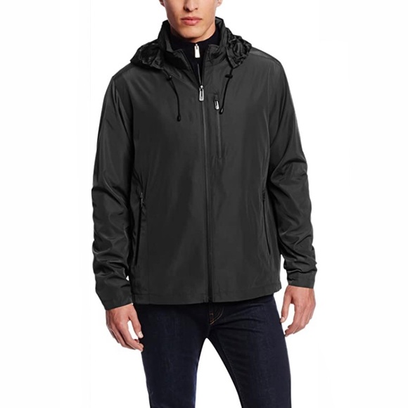 Tumi Jackets & Coats Tumi Tech Water Resistant Jacket Packable Hood Poshmark